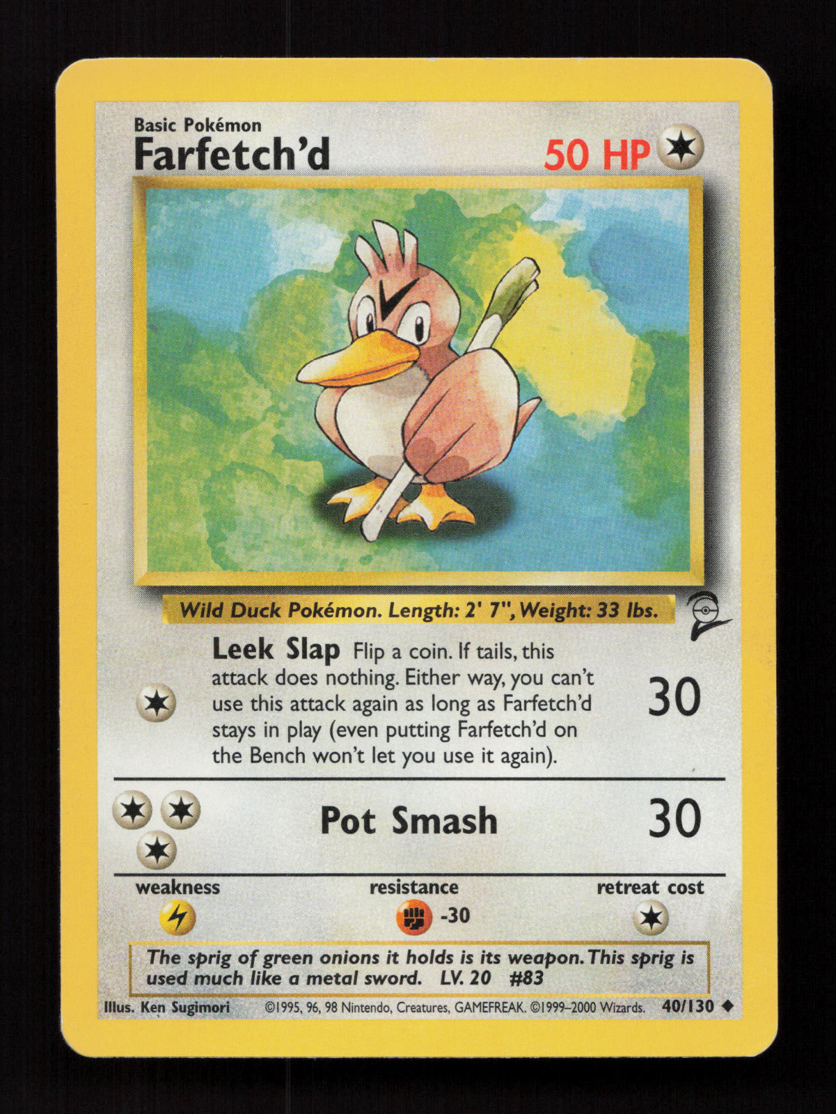 Farfetch'd 040/130 - Uncommon - Base Set 2