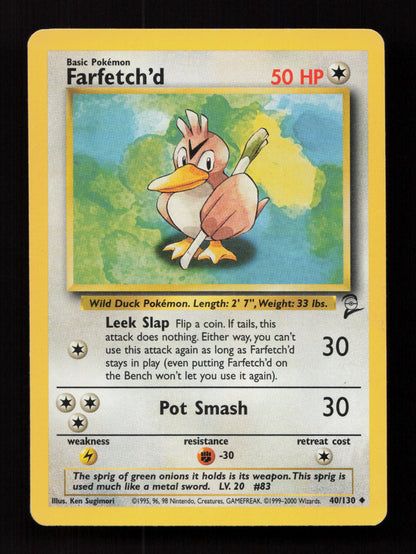Farfetch'd 040/130 - Uncommon - Base Set 2