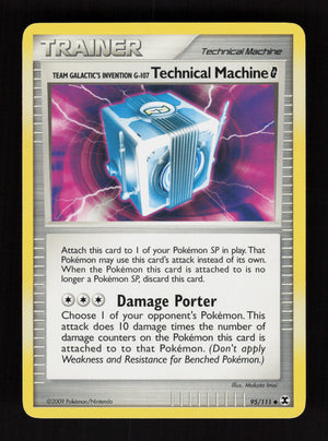 Team Galactic's Invention G-107 Technical Mach. G 95/111 - Uncommon - Rising Rivals 