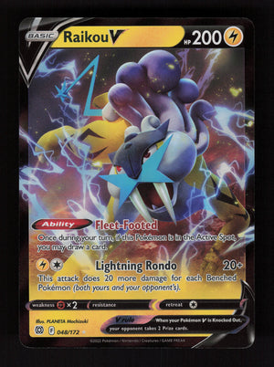 Raikou V 048/172 - Ultra Rare - SWSH09: Brilliant Stars