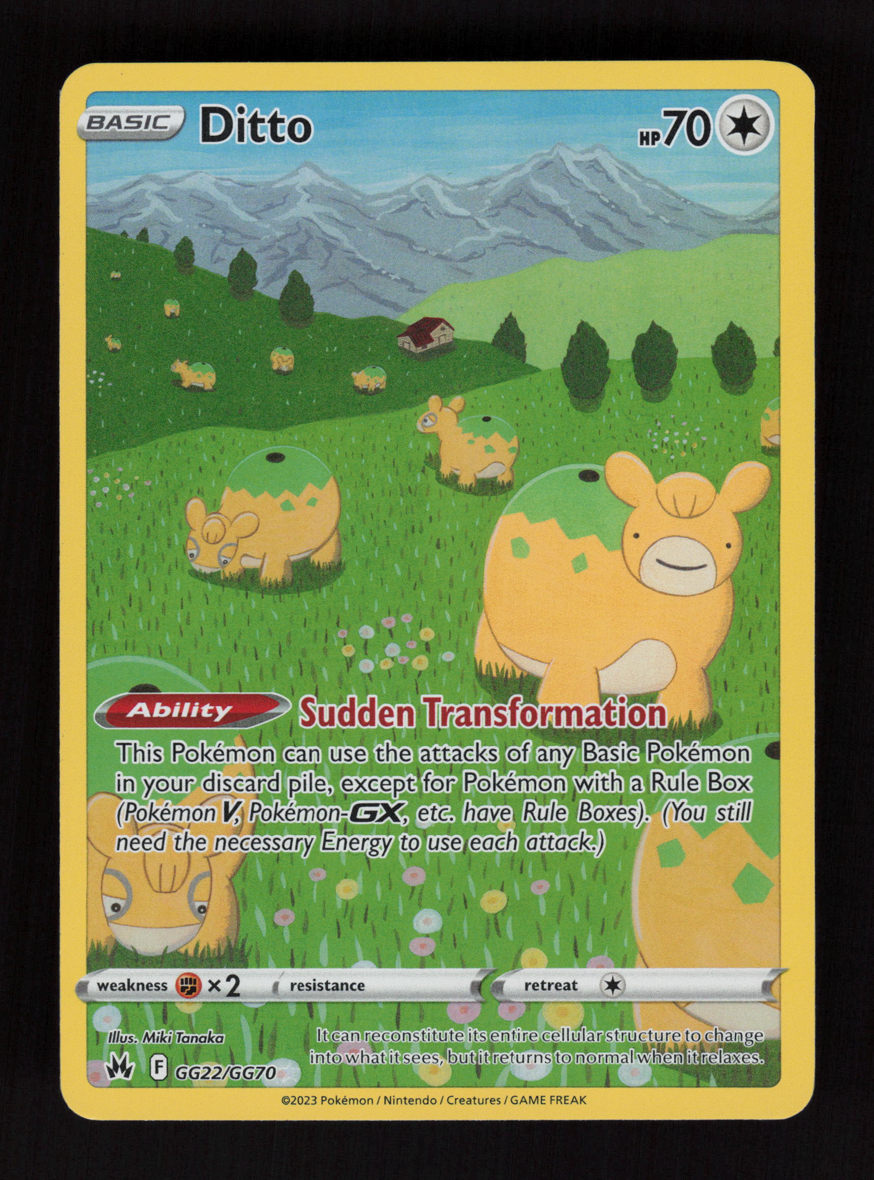 Ditto GG22/GG70 - Ultra Rare - Crown Zenith: Galarian Gallery 