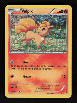 Vulpix - 1/12 001/012 - Promo - McDonald's Promos 2016 