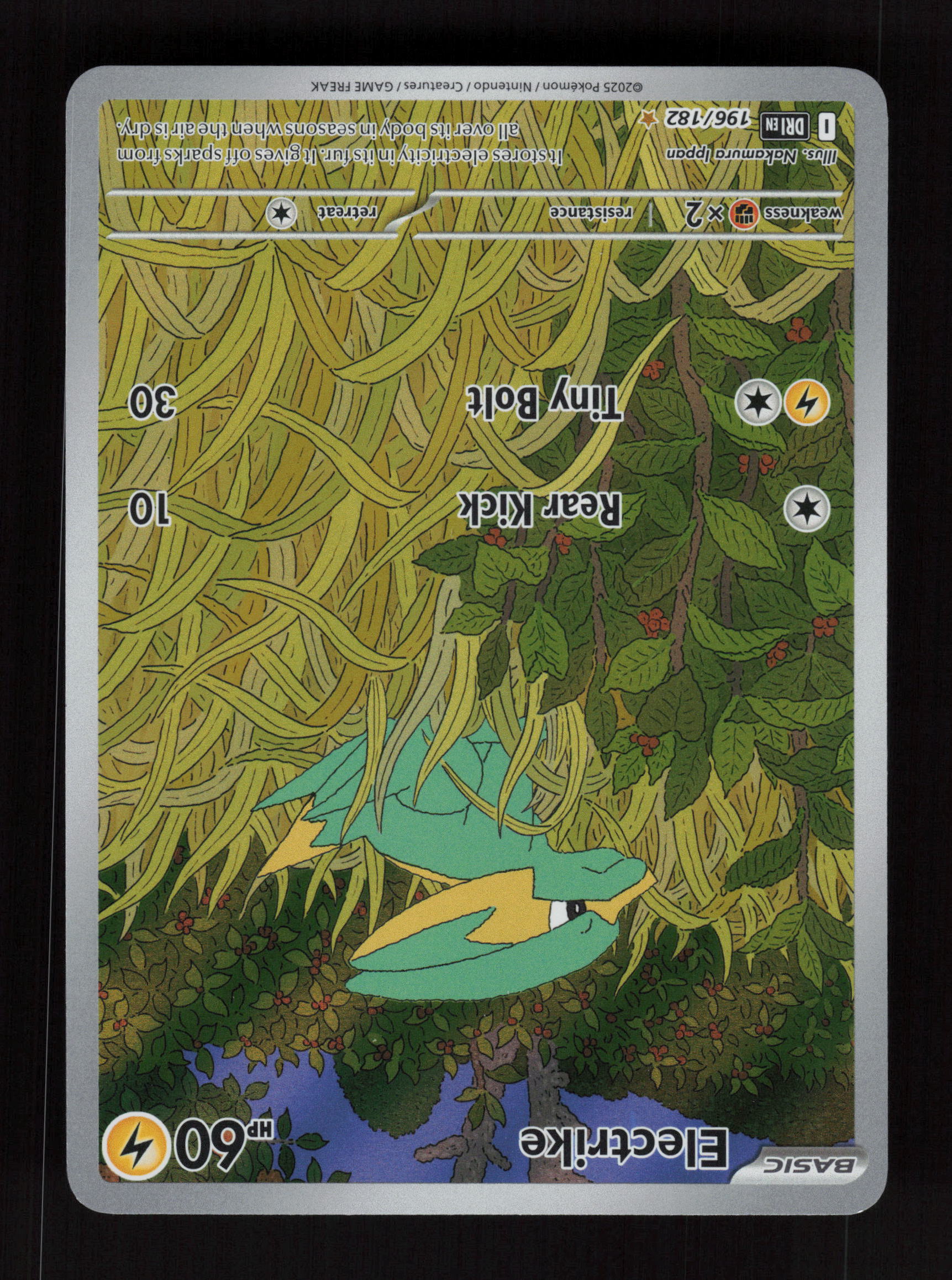 Electrike 196/182 - Illustration Rare - SV10: Destined Rivals 