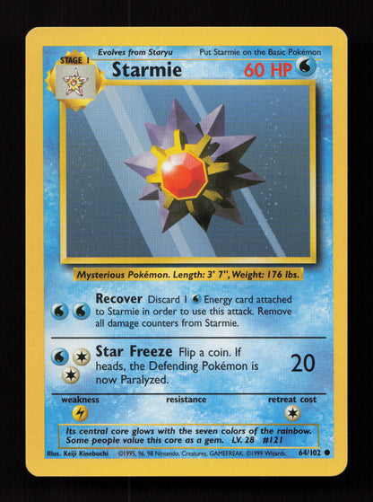 Starmie 094/130 - Common - Base Set 