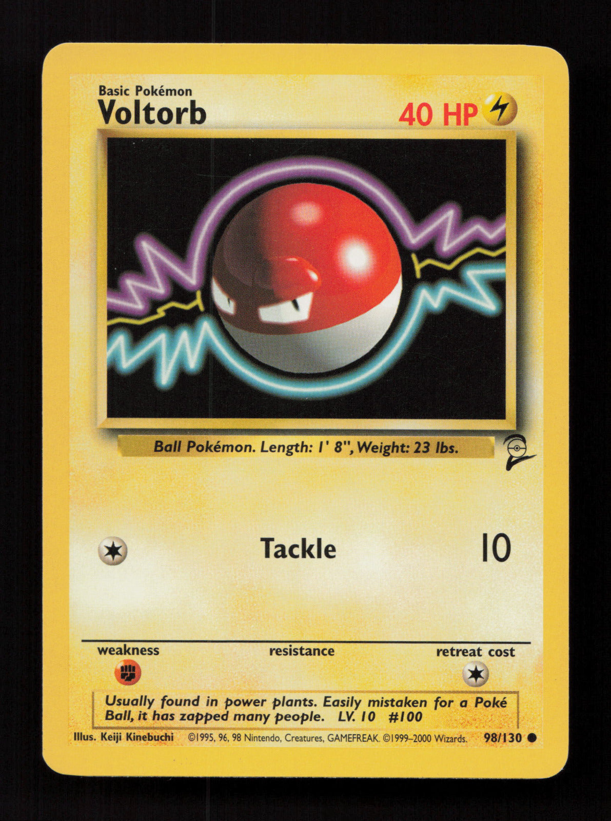 Voltorb 098/130 - Common - Base Set 2