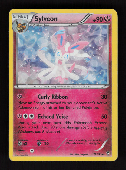 Sylveon 72/111 - Rare - XY - Furious Fists