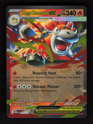 Mega Camerupt ex - 022/132 - Double Rare - ME01: Mega Evolution
