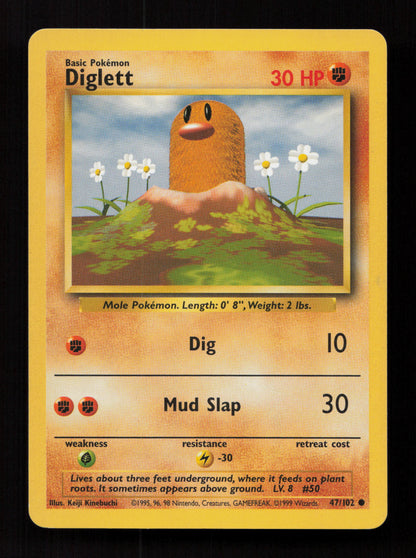Diglett 071/130 - Common - Base Set 