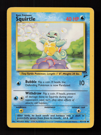 Squirtle 093/130 - Common - Base Set 2