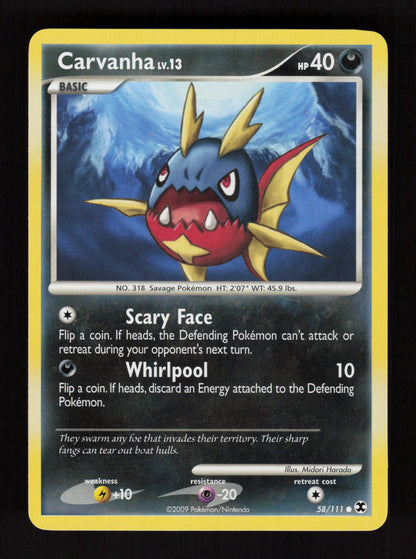 Carvanha 58/111 - Common - Rising Rivals