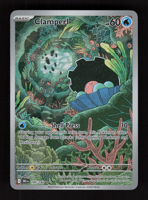 Clamperl 195/182 - Illustration Rare - Destined Rivals 