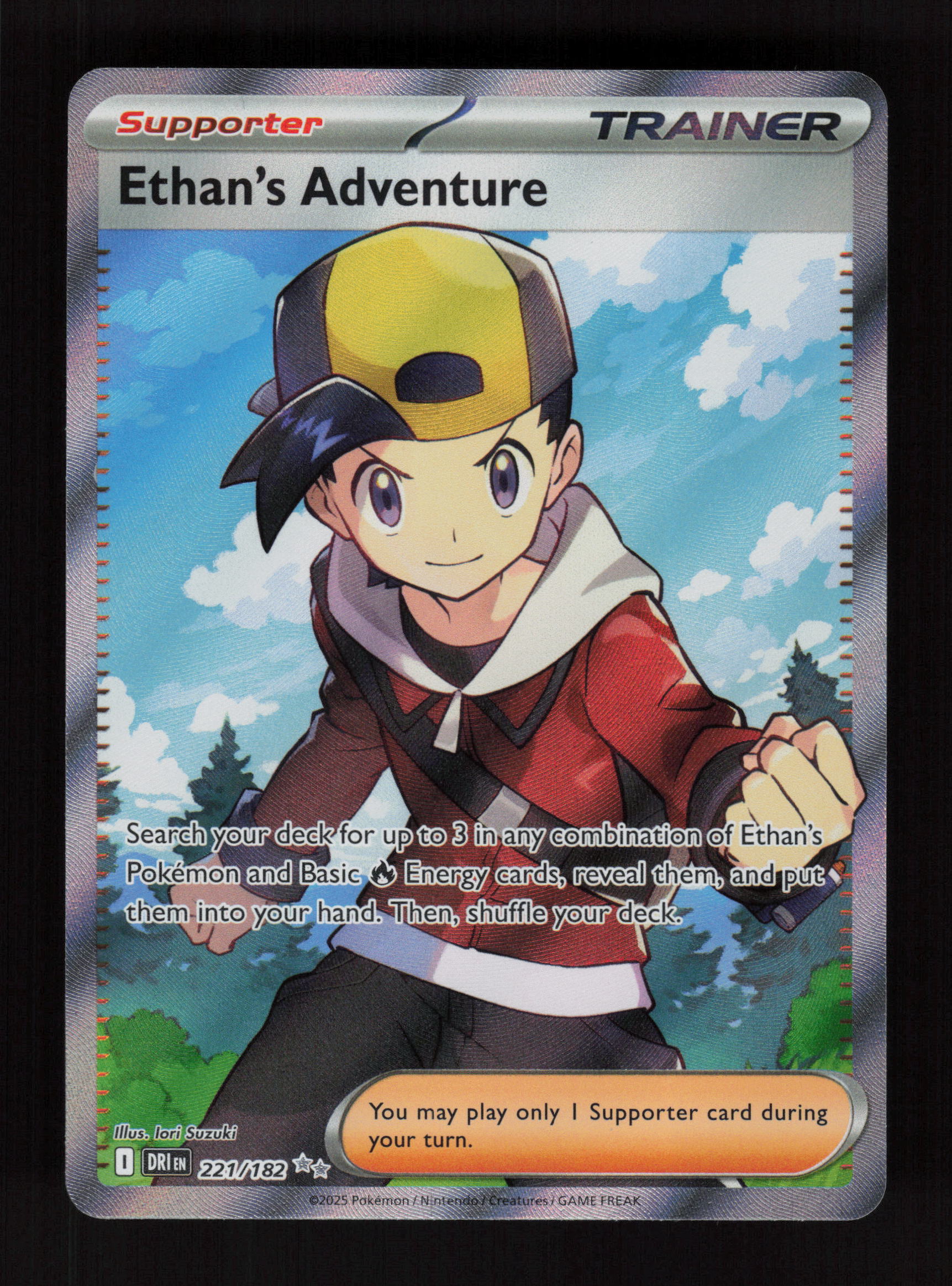 Ethan's Adventure 221/182 - Ultra Rare - SV10: Destined Rivals 