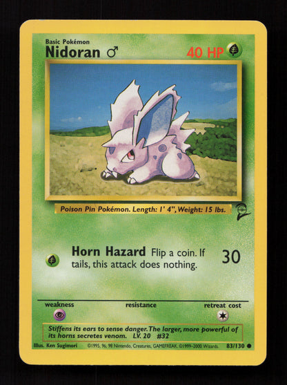 Nidoran M 083/130 - Common - Base Set 2