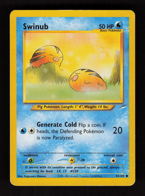 Swinub 084/105 - Common - Neo Destiny