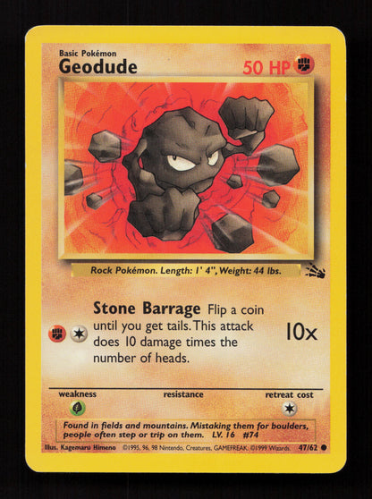 Geodude 47/62 - Common - Fossil