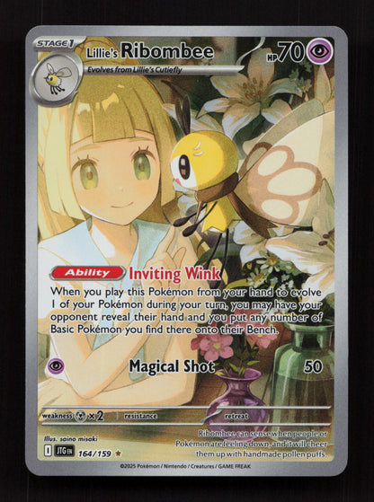 Lillie's Ribombee 164/159 - Illustration Rare - SV09: Journey Together 