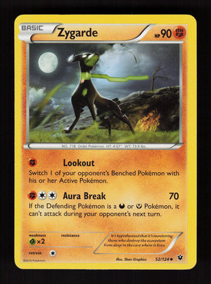 Zygarde 52/124 - Uncommon - XY - Fates Collide