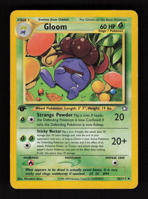 Gloom 036/111 - Uncommon - Neo Genesis