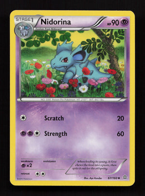 Nidorina 67/160 - Uncommon - XY - Primal Clash