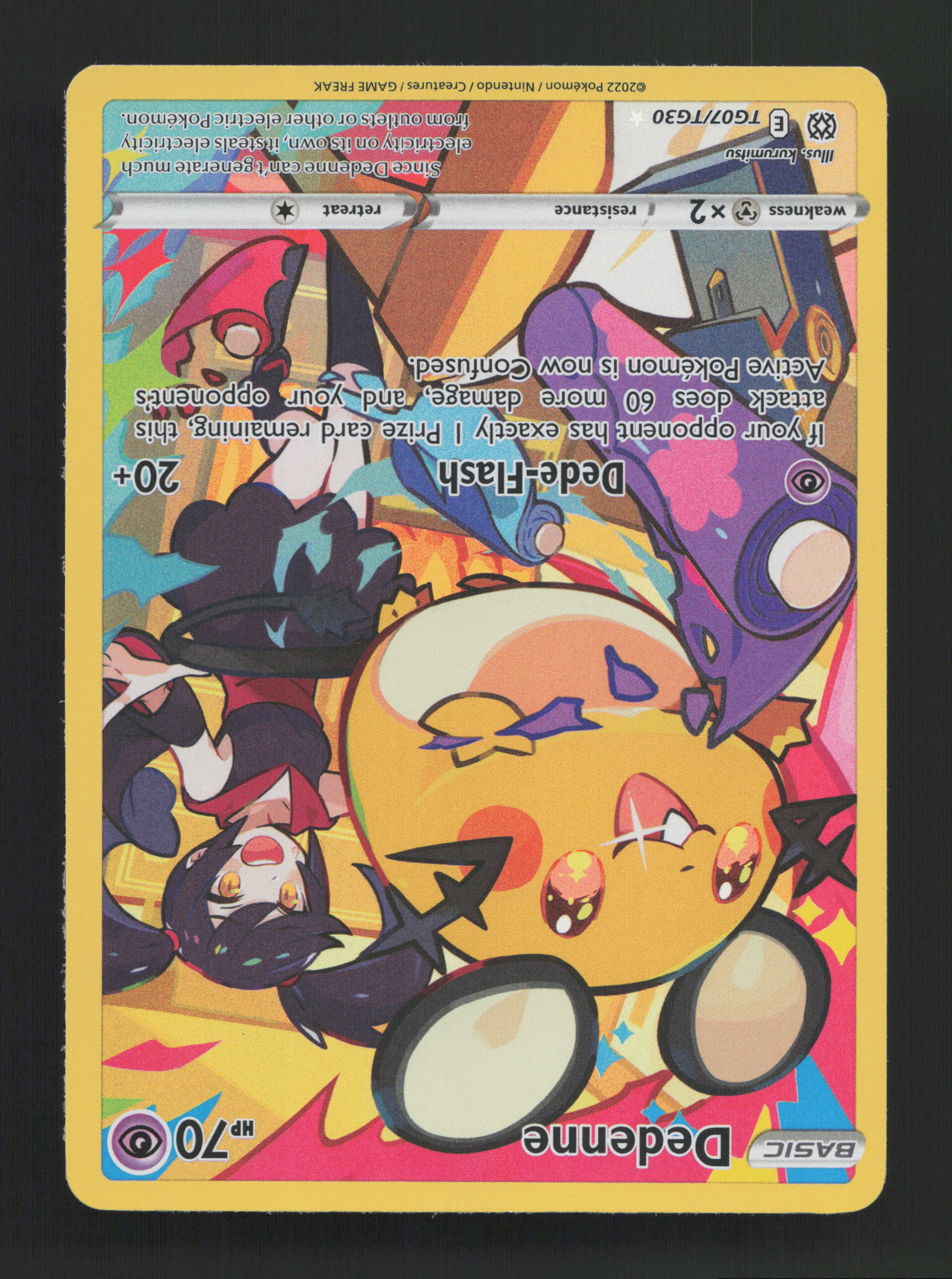 Dedenne TG07/TG30 - Ultra Rare - SWSH09: Brilliant Stars Trainer Gallery