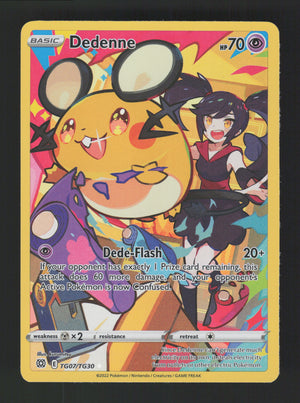 Dedenne TG07/TG30 - Ultra Rare - SWSH09: Brilliant Stars Trainer Gallery