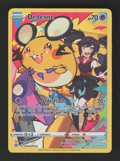 Dedenne TG07/TG30 - Ultra Rare - SWSH09: Brilliant Stars Trainer Gallery