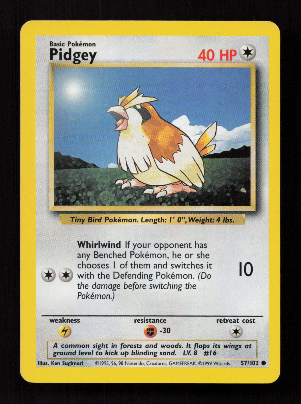 Pidgey 057/102 - Common - Base Set