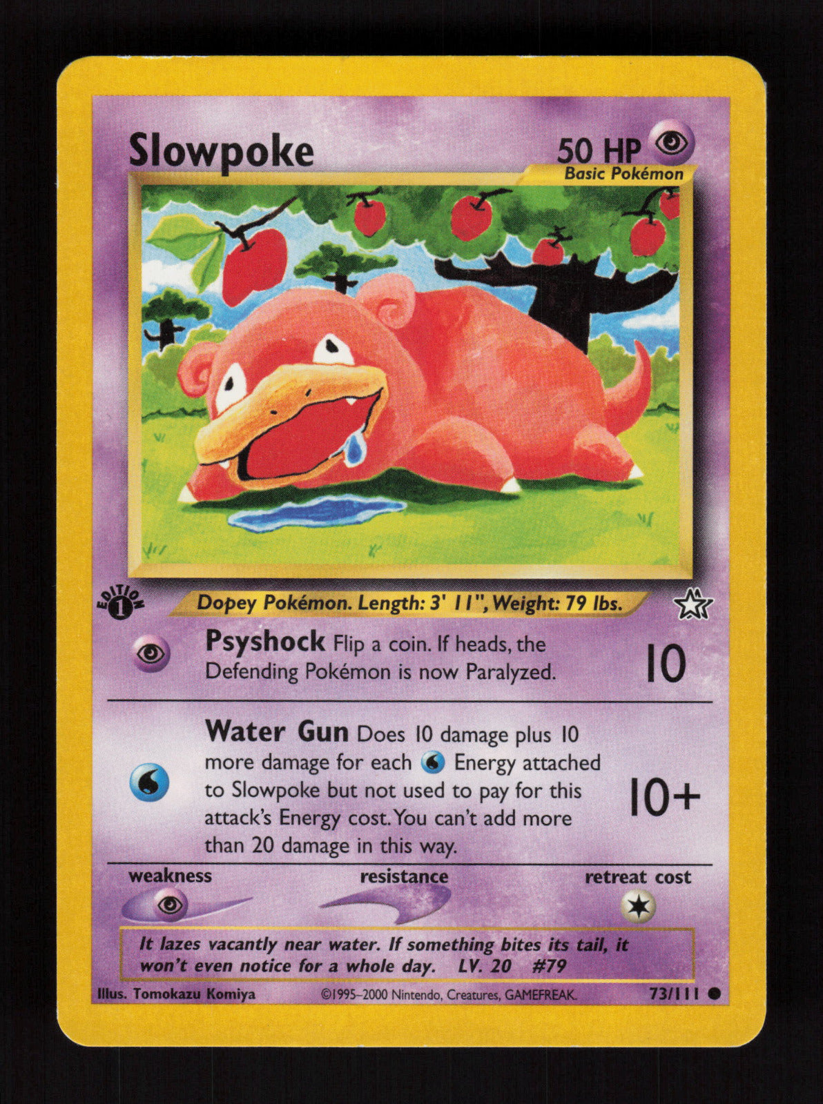 Slowpoke 073/111 - Common - Neo Genesis