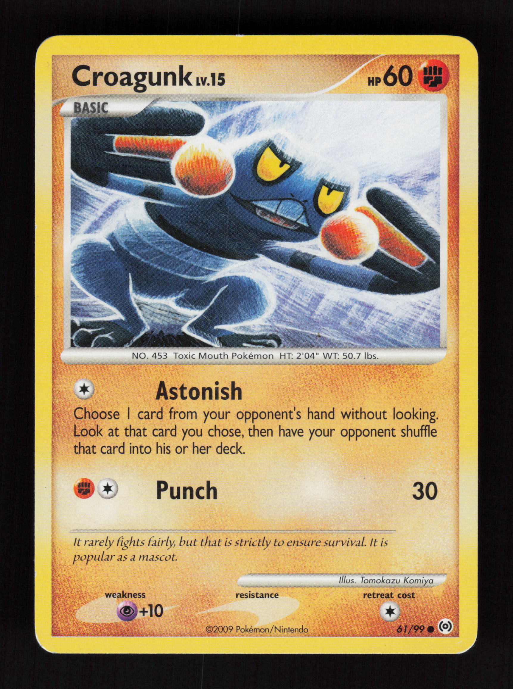 Croagunk 61/99 - Common - Arceus 