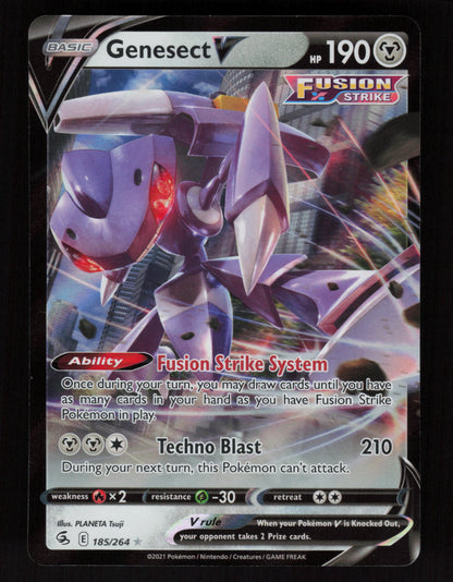 Genesect V 185/264 - Ultra Rare - SWSH08: Fusion Strike