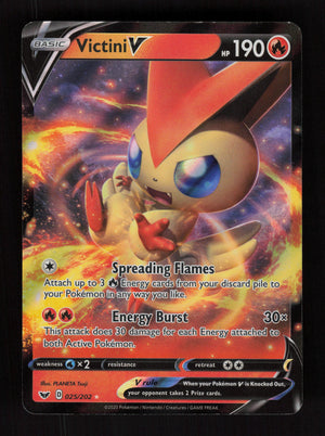 Victini V 025/202 - Ultra Rare - Sword & Shield Base Set