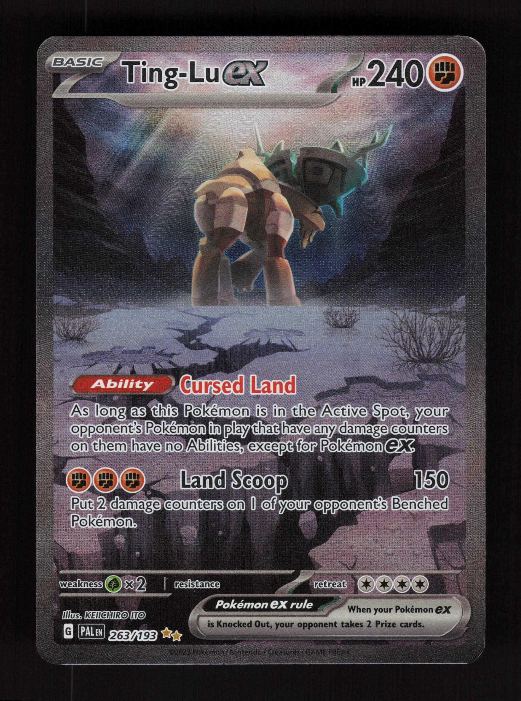 Ting-Lu ex - 263/193 - Special Illustration Rare - Paldea Evolved