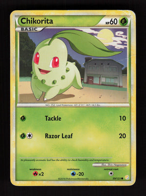 Chikorita 59/123 - Common - HeartGold SoulSilver 