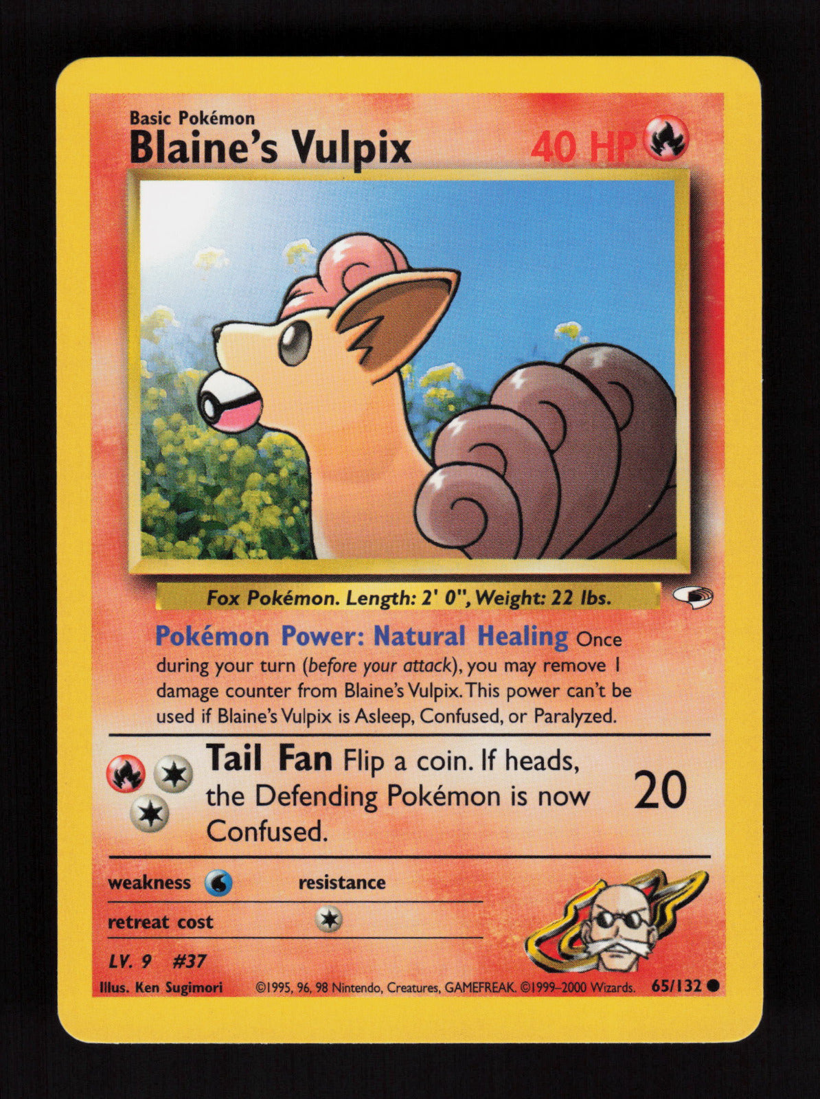 Blaine's Vulpix 065/132 - Common - Gym Heroes