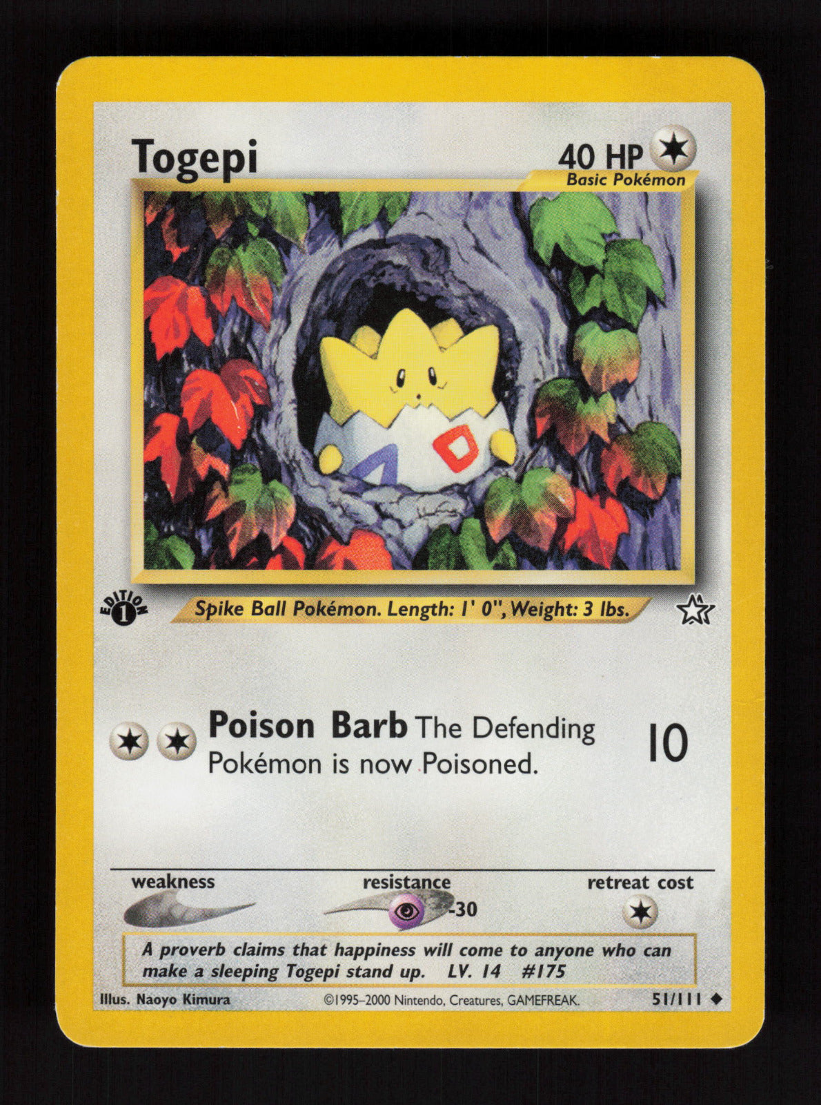 Togepi 051/111 - Uncommon - Neo Genesis
