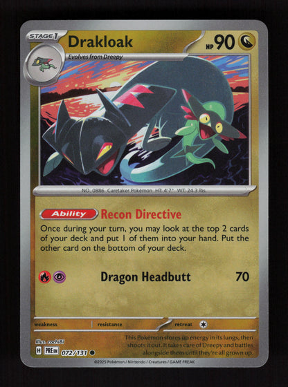 Drakloak (Master Ball Pattern) 072/131 - Common - Prismatic Evolutions