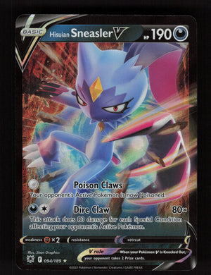 Hisuian Sneasler V 094/189 - Ultra Rare - SWSH10: Astral Radiance 