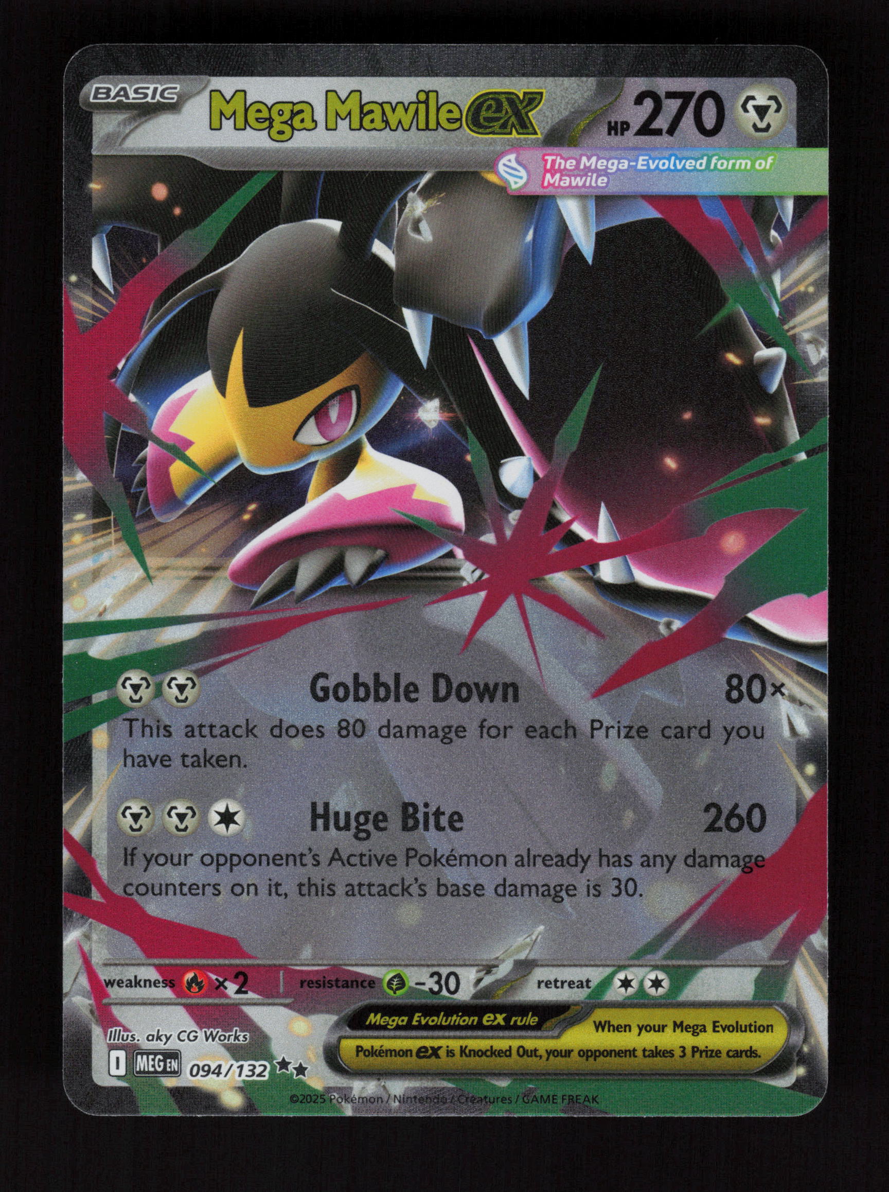 Mega Mawile ex - 094/132 - Double Rare - ME01: Mega Evolution