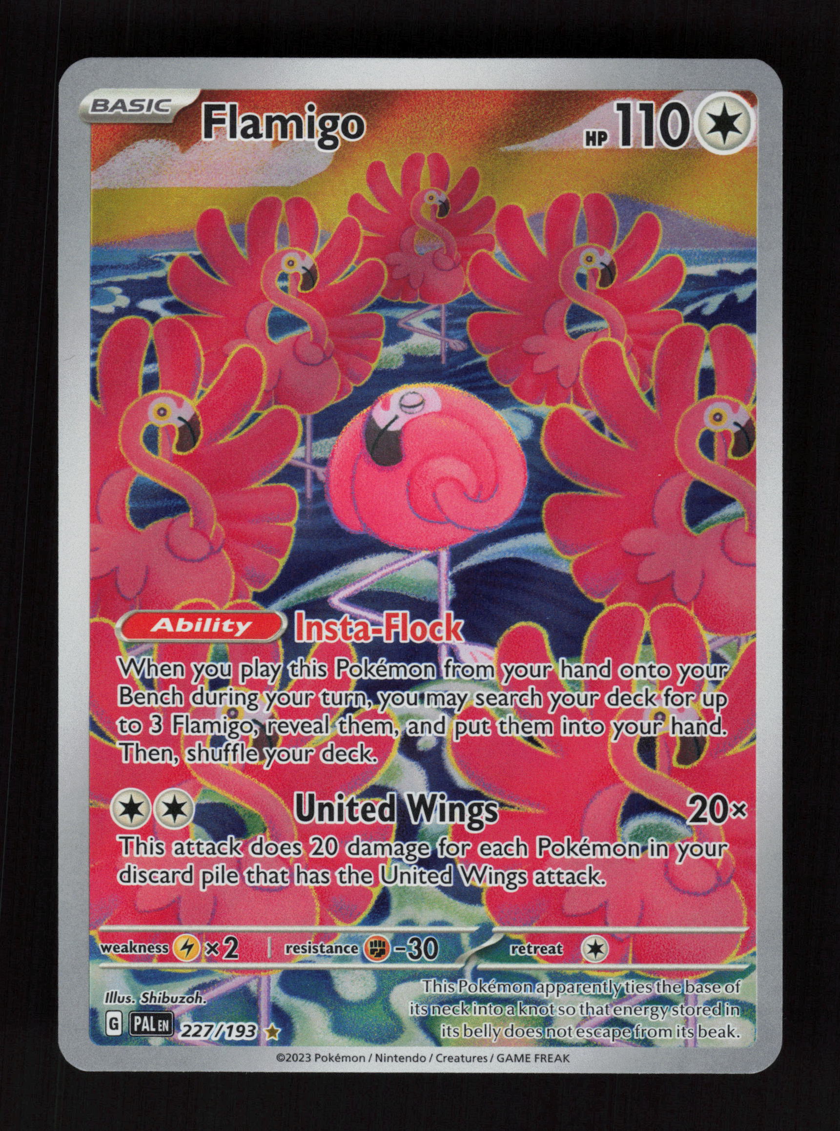 Flamigo 227/193 - Illustration Rare - SV02: Paldea Evolved 