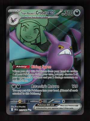 Team Rocket's Crobat ex 217/182 - Ultra Rare - SV10: Destined Rivals 