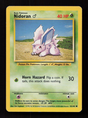 Nidoran M 055/102 - Common - Base Set