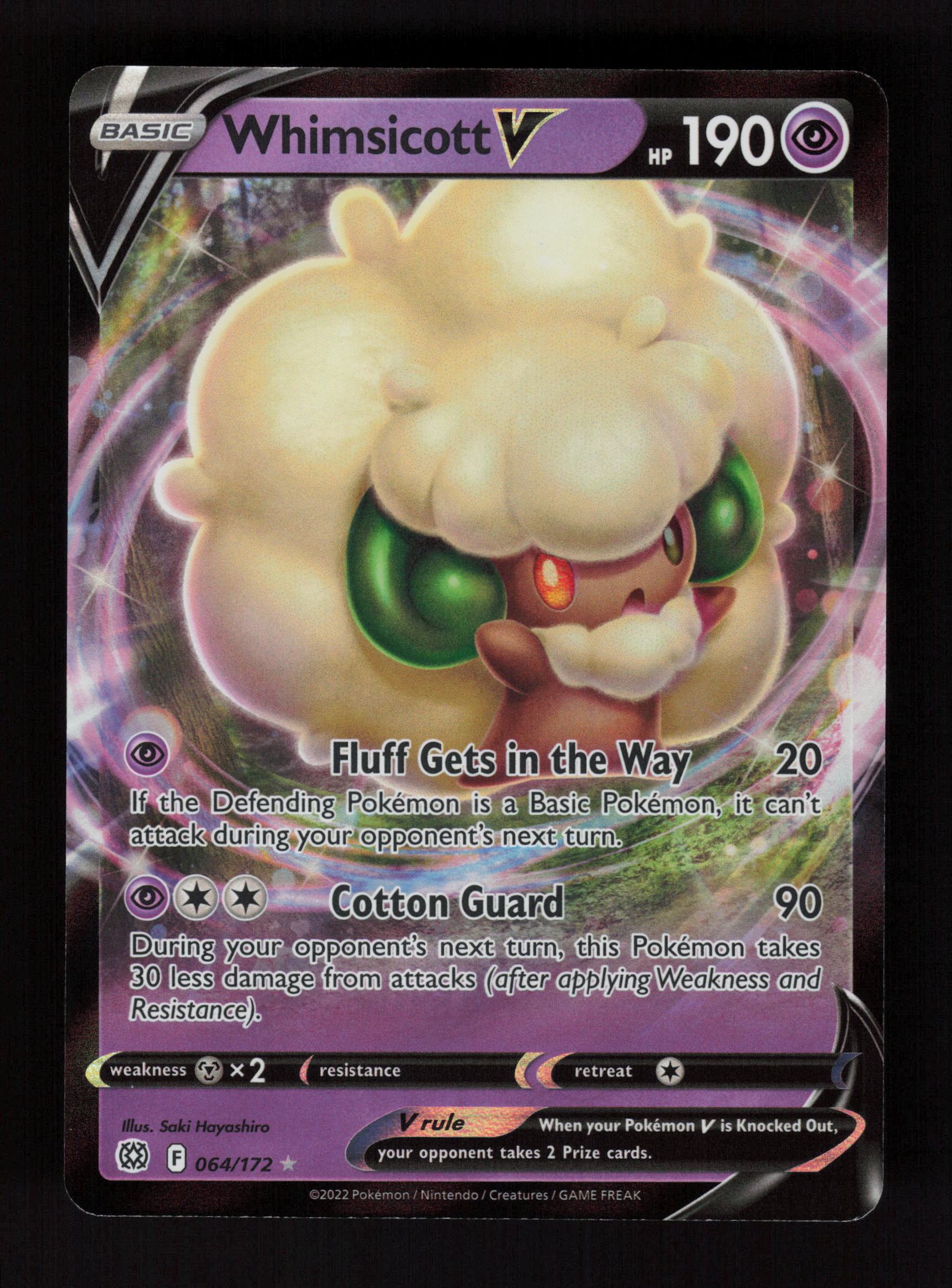 Whimsicott V 064/172 - Ultra Rare - SWSH09: Brilliant Stars