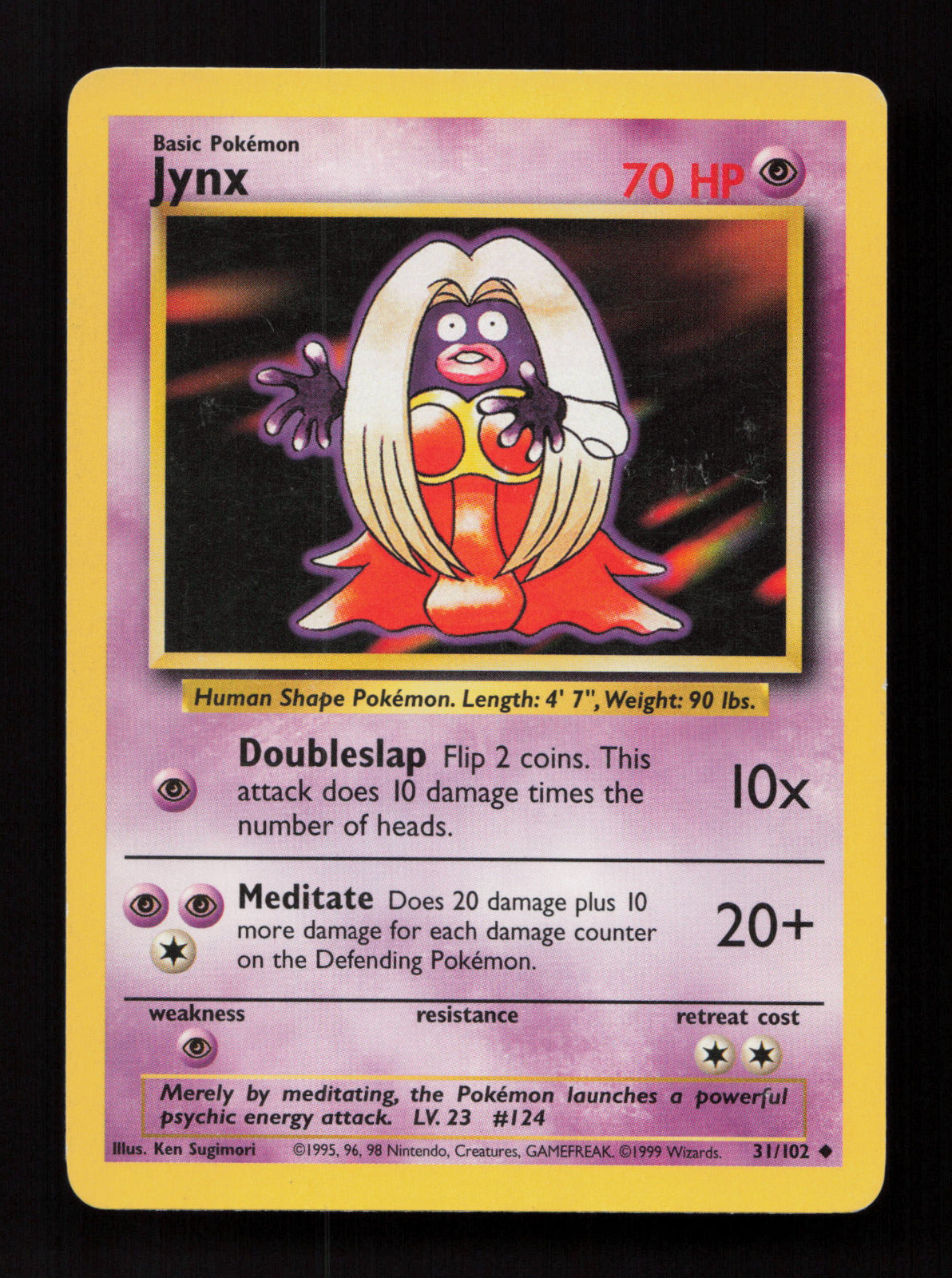 Jynx 031/102 - Uncommon - Base Set