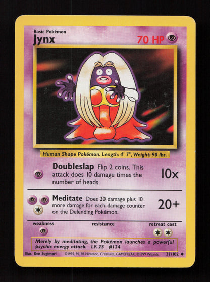 Jynx 031/102 - Uncommon - Base Set
