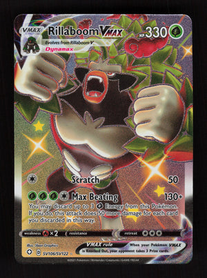 Rillaboom VMAX SV106/SV122 - Shiny Holo Rare - Shining Fates: Shiny Vault