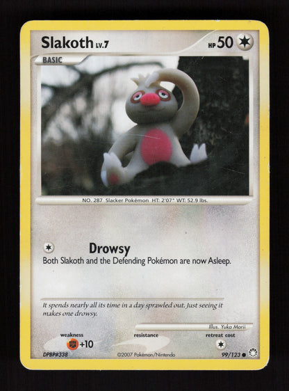 Slakoth 99/123 - Common - Mysterious Treasures 