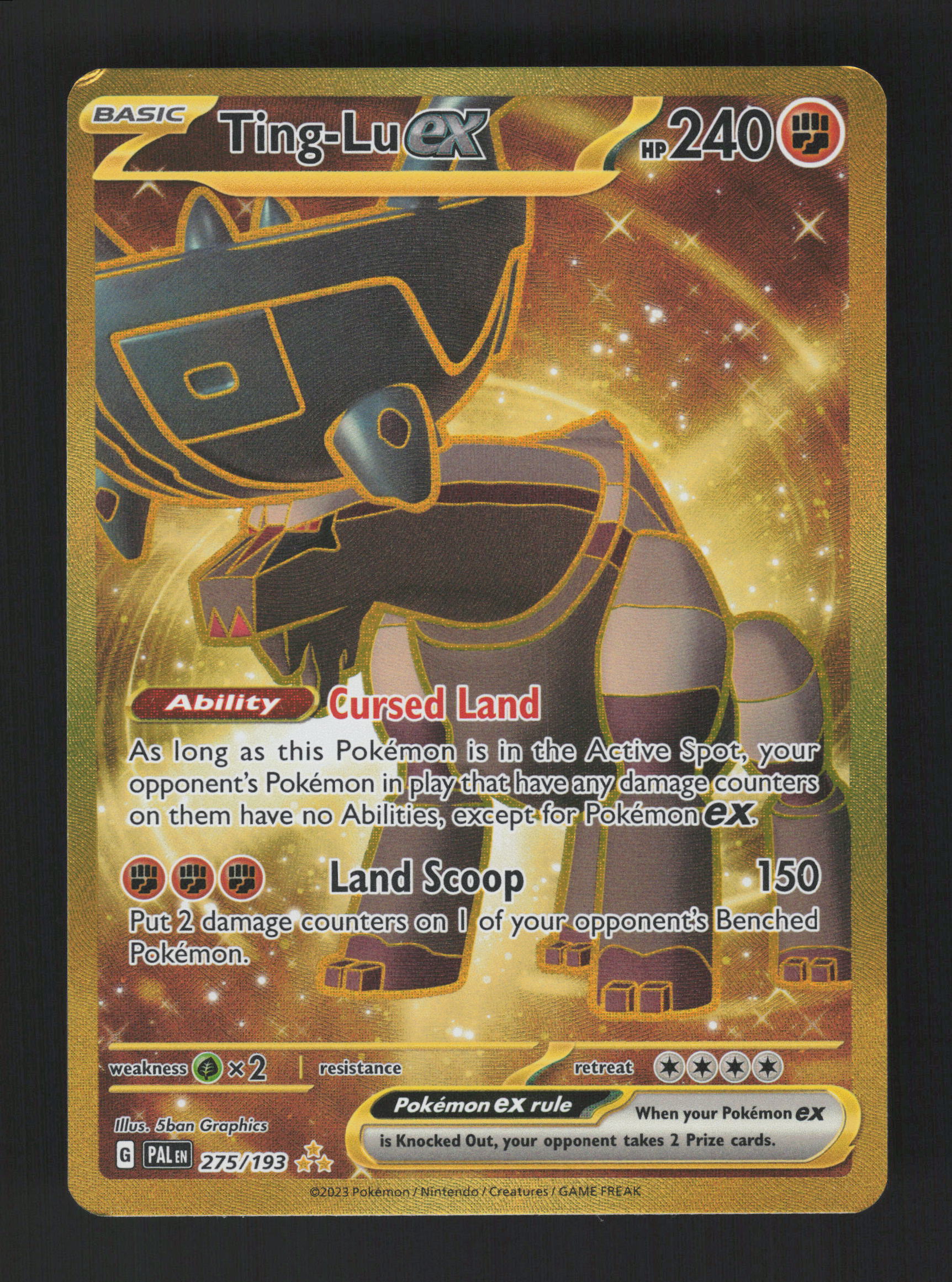 Ting-Lu ex 275/193 - Hyper Rare - SV02: Paldea Evolved