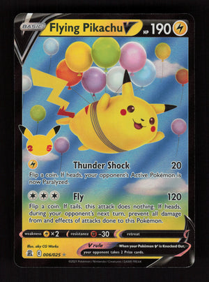 Flying Pikachu V 006/025 - Ultra Rare - Celebrations 