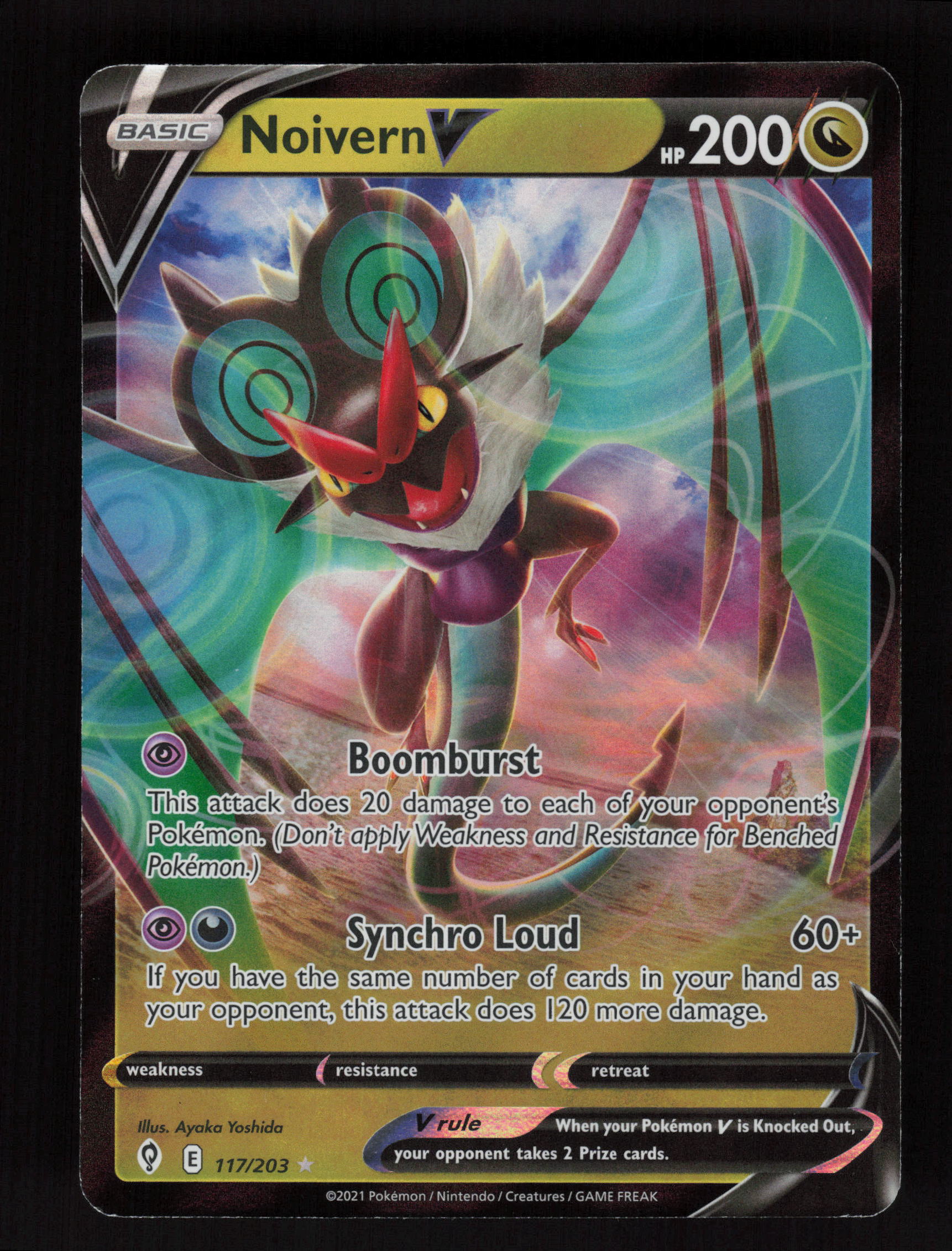 Noivern V 117/203 - Ultra Rare - SWSH07: Evolving Skies