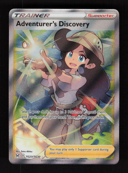 Adventurer's Discovery TG23/TG30 - Ultra Rare - Lost Origin Trainer Gallery